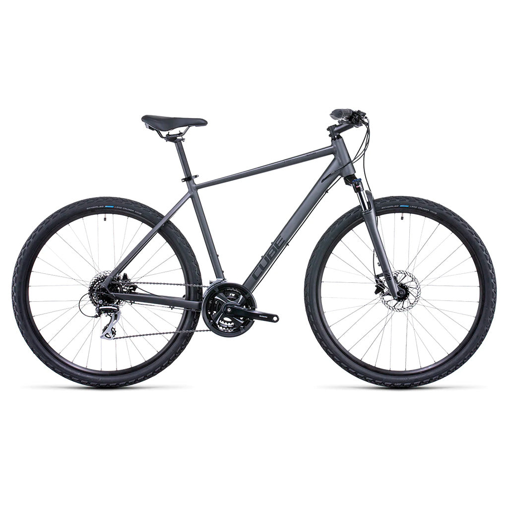 Bicicleta de ciudad CUBE Nature Graphite'n'Black 2022 / Talla 50 cm